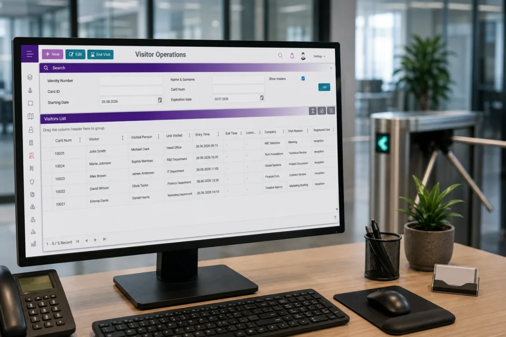 Secure and Controlled Visitor Management